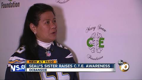 Junior Seau’s sister raises awareness for CTE