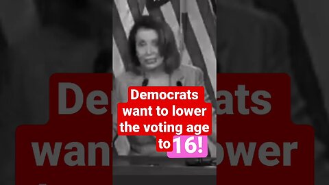 Democrats want kids to vote