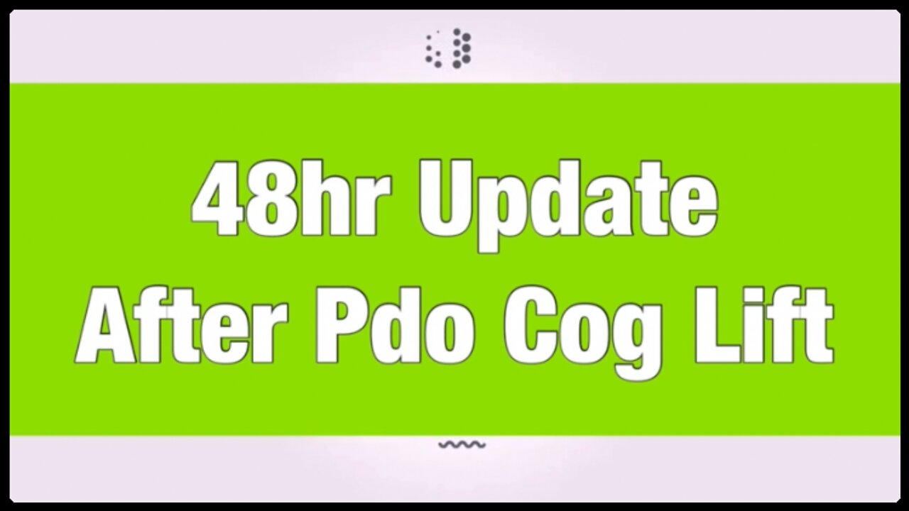 2nd Update #Cog #pdothreadlift #diypdocogthread #antiaging #COGTHREADLIFT