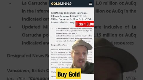 Buy Gold! #GLDG #shorts #investing #stocks #money #breakingnews
