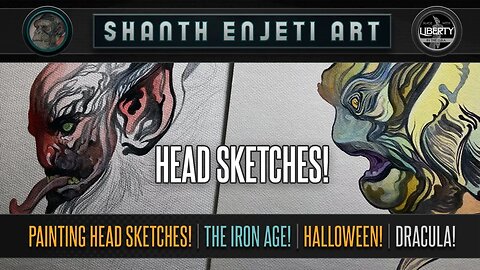 🔴 LIVE! Painting & Chat! SHANTH ENJETI ART!