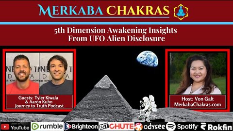 Merkaba Chakras interview - 5th Dimension Awakening Insights from UFO Alien Disclosure
