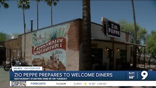Zio Peppe located on Tanque Verde open for dine-in, take-out, delivery