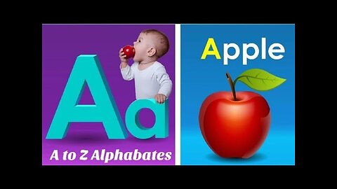 Phonics Song with TWO Words - A For Apple - ABC Alphabet Songs with Sounds for Children