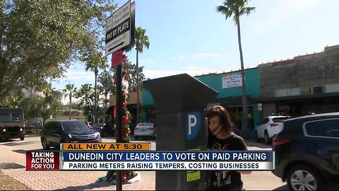 Officials vote Tuesday to keep or get rid of paid parking in Dunedin