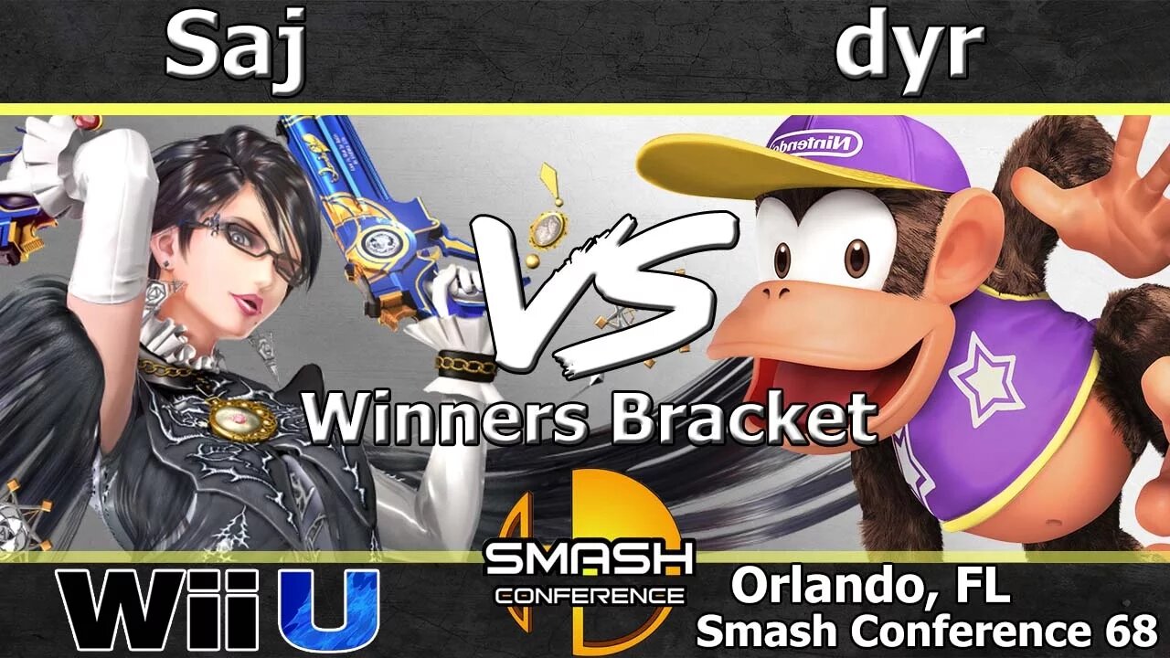 7S|Saj (Bayonetta) vs. MVG|dyr (Diddy Kong) - Wii U Winner's Bracket - SC:68