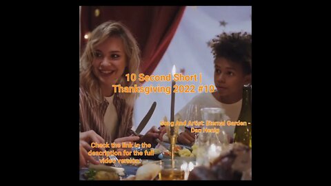 Thanksgiving 2022 | Family Eating | #thanksgiving2022 #eating 10 Seconds #10 @Meditation Channel