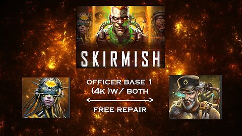War Commander - Skirmish - Officer Base 1 ( Free Repair) Both AEGIS and DAEDULAS (Farming for xp)