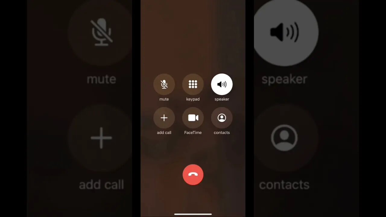 Put the phone on your ear and listen carefully