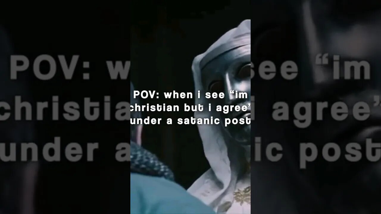 POV: Christian agreed w/ satanist.. 😳💀 #shorts #shortsvideo