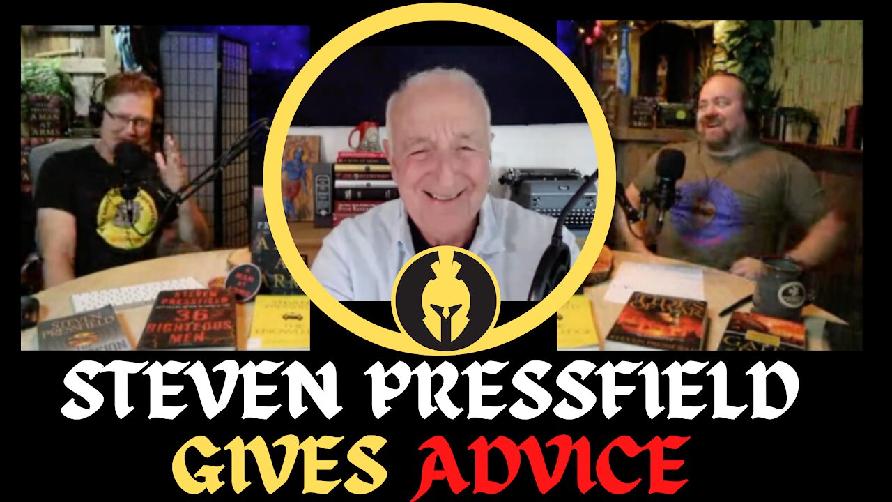 STEVEN PRESSFIELD GIVES ADVICE TO YOUNG AUTHORS