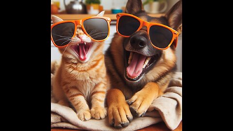 Funny Cats with Dogs