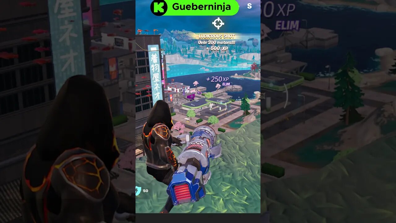 The Mega Cannon in Fortnite!" #ytshorts #fortnite