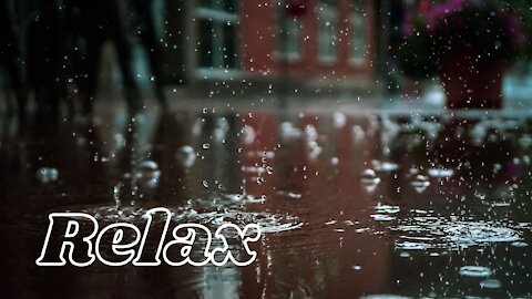 9 hours of Rain and soft thunder sound for sleeping and meditation