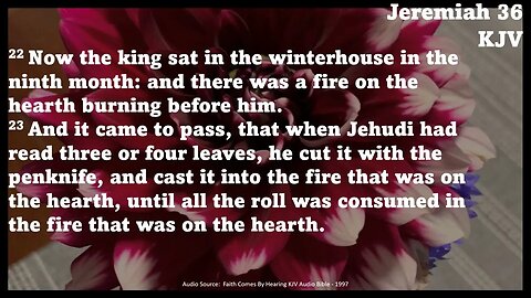 Jeremiah 36 - The Fall of Jerusalem