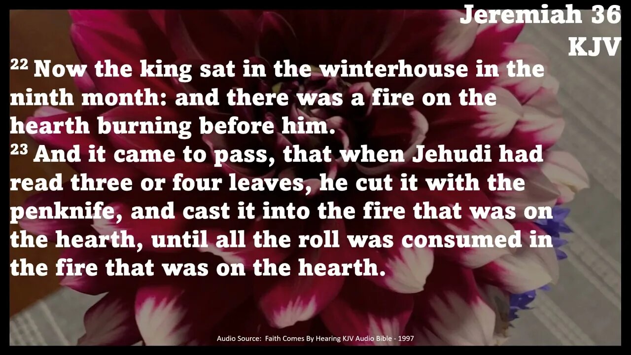 Jeremiah 36 - The Fall of Jerusalem