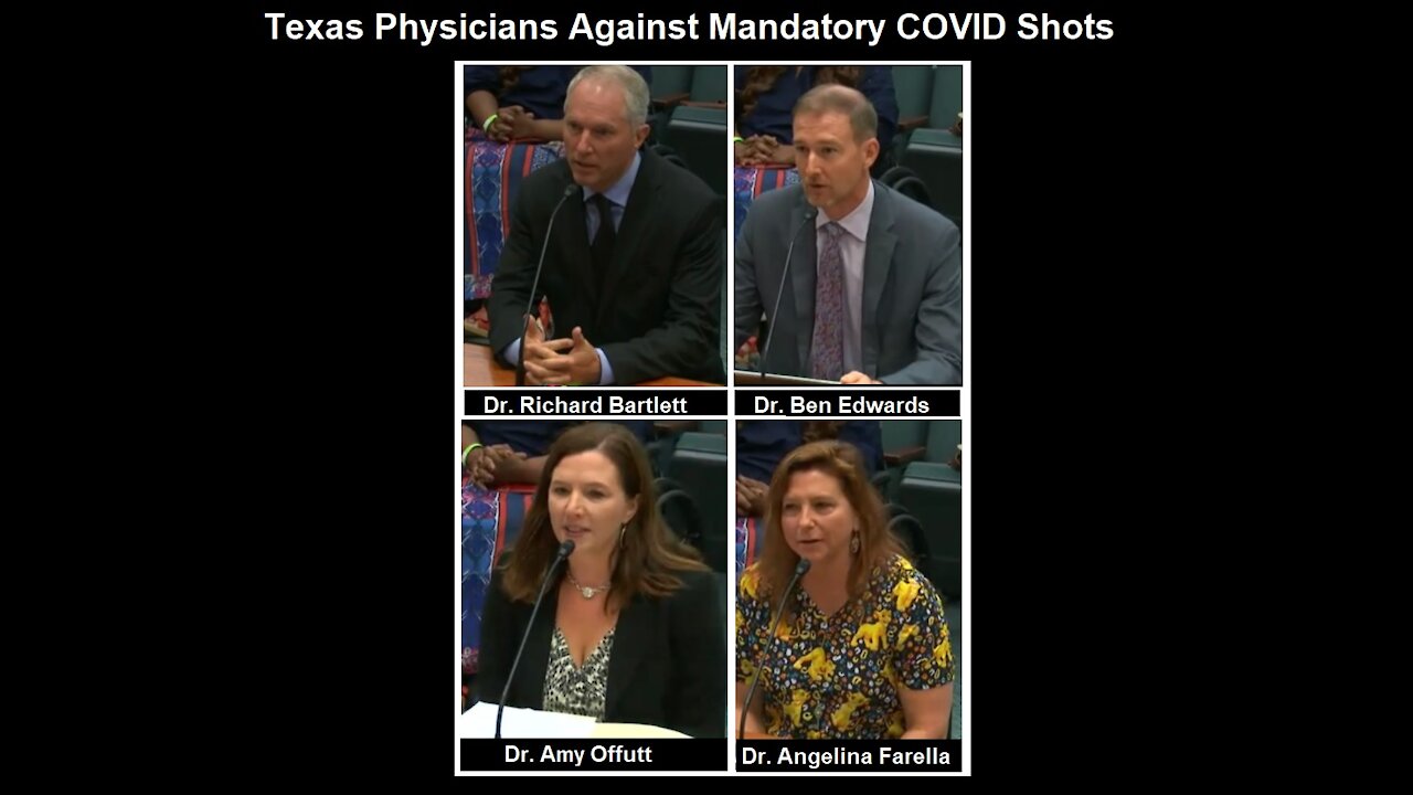 Doctors Testify Before Texas State Senate to Oppose Mandatory COVID Shots