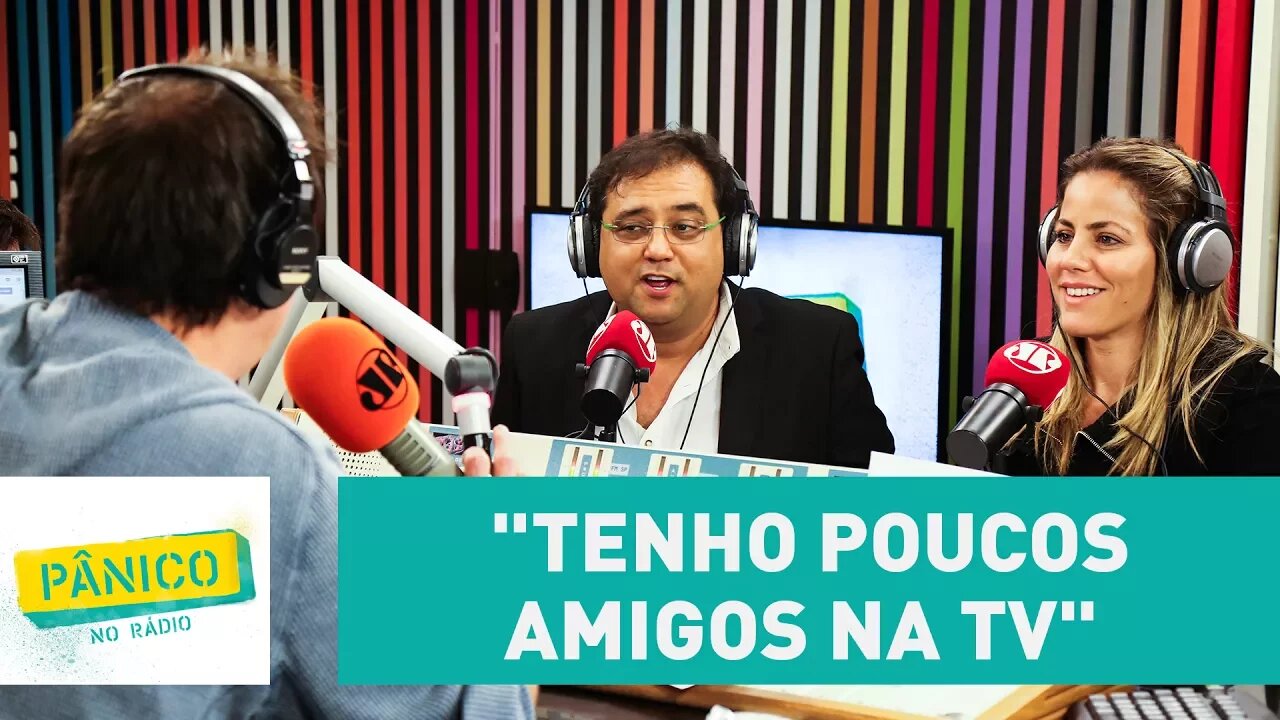 "Tenho poucos amigos na TV", afirma Geraldo Luís sobre rivalidade com Faro
