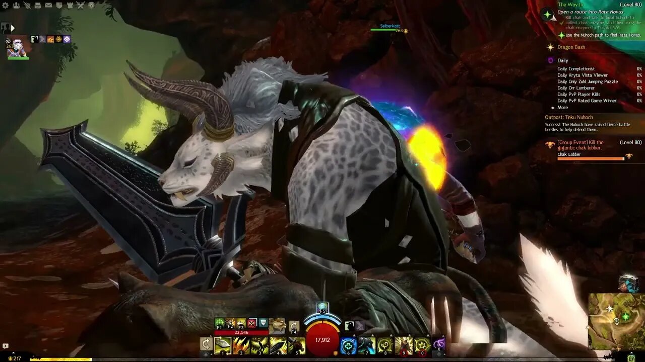 Guild Wars 2 Heart of Thorns Part 8, Going down the bug road to Rata Novus.