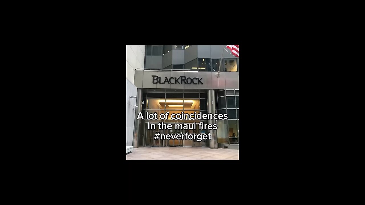 Maui fires & Blackrock