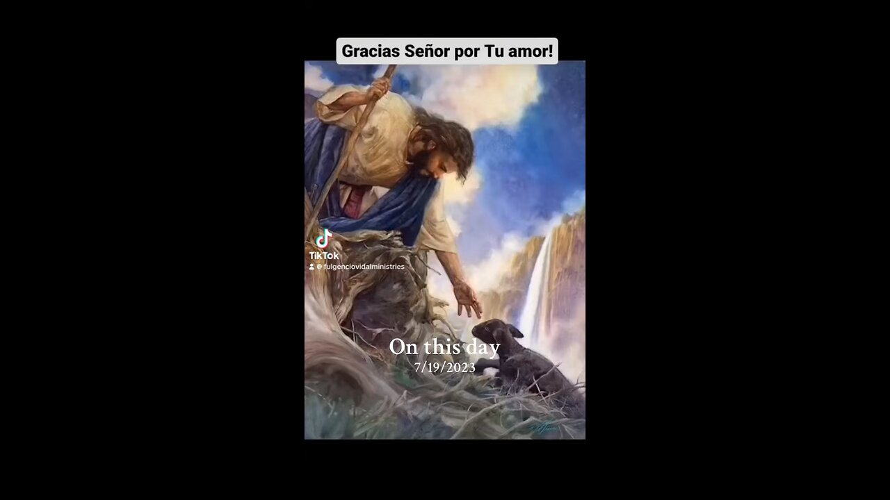 Gracias por tu gran amor Señor Jesus!