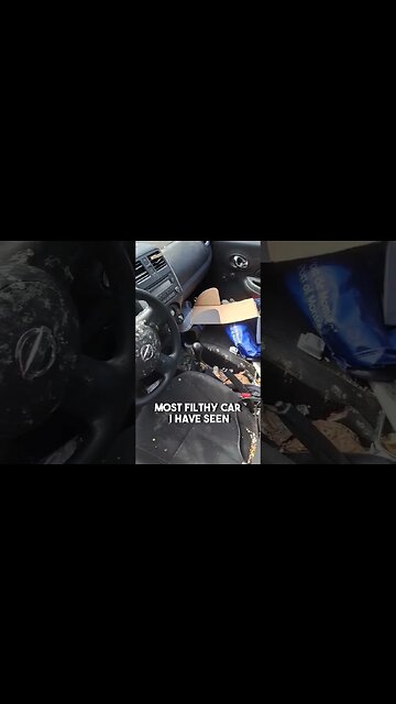 HOW THIS CAR GET SO DIRTY? #automotive #junkyard #salvage #car #scrapyard #scrap #shortvideo