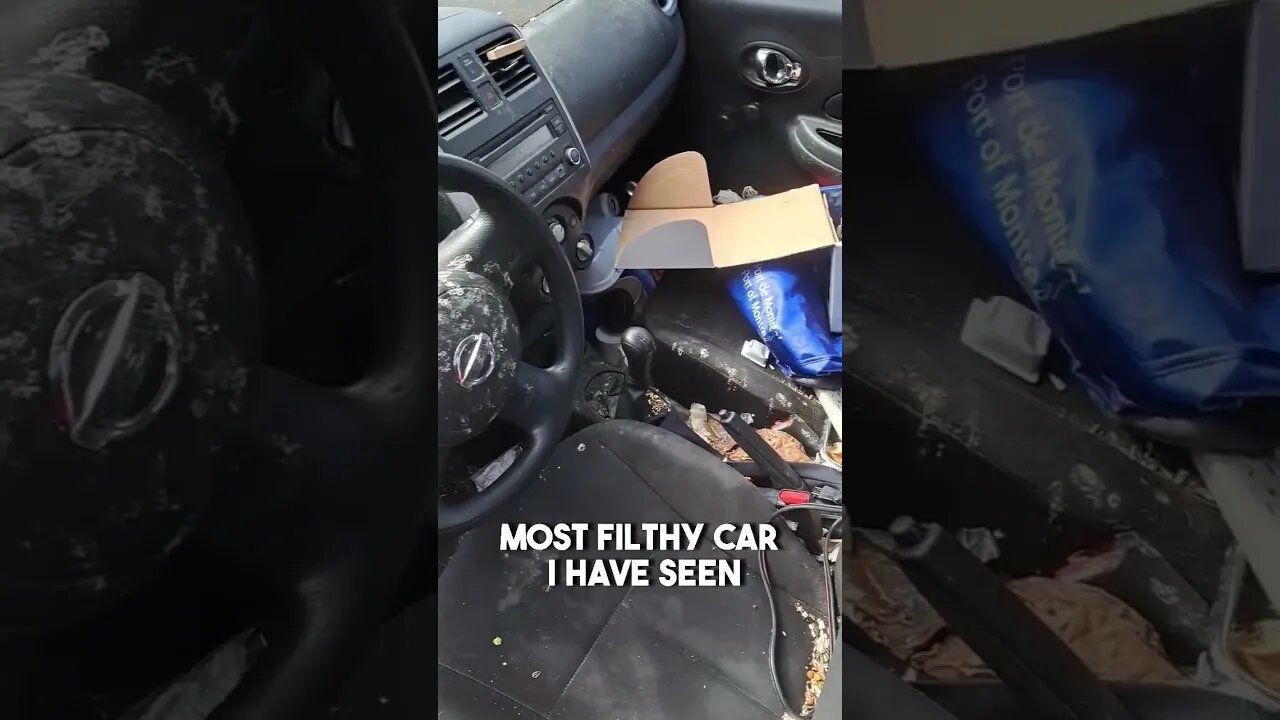 HOW THIS CAR GET SO DIRTY? #automotive #junkyard #salvage #car #scrapyard #scrap #shortvideo