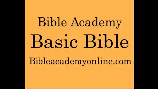 Basic Bible Lesson 8