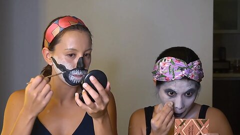 Creepy Halloween Make-Up Tutorial (The Nun & Lady Gaga)