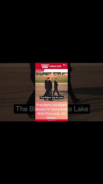 President Joe Biden Heads To Tahoe Area With First Lady Jill Biden-World-Wire #shorts