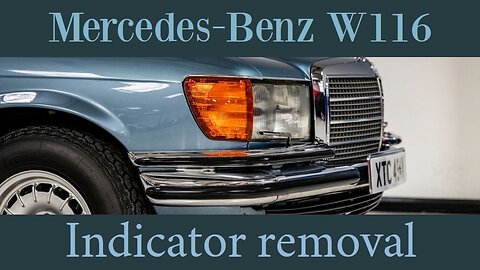 Mercedes Benz W116 - How to remove change replace the indicator DIY