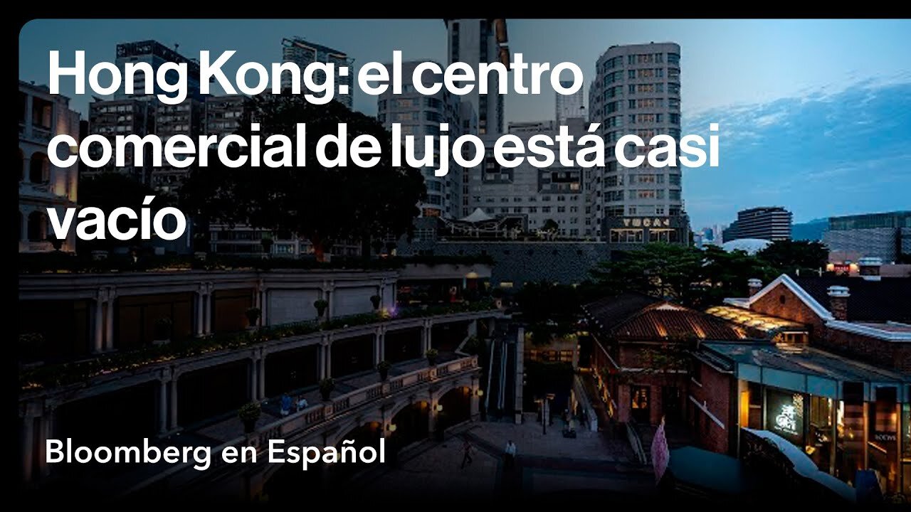 El centro comercial de lujo de Hong Kong está casi vacío debido a la baja del gasto en China