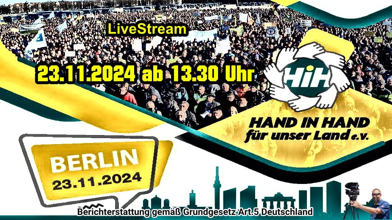 Together for our country – Live Stream from Berlin on 23.11.2024