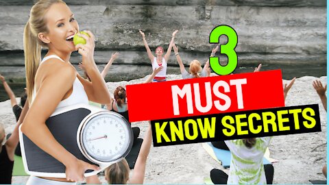 3 Secrets to Losing Weight Fast