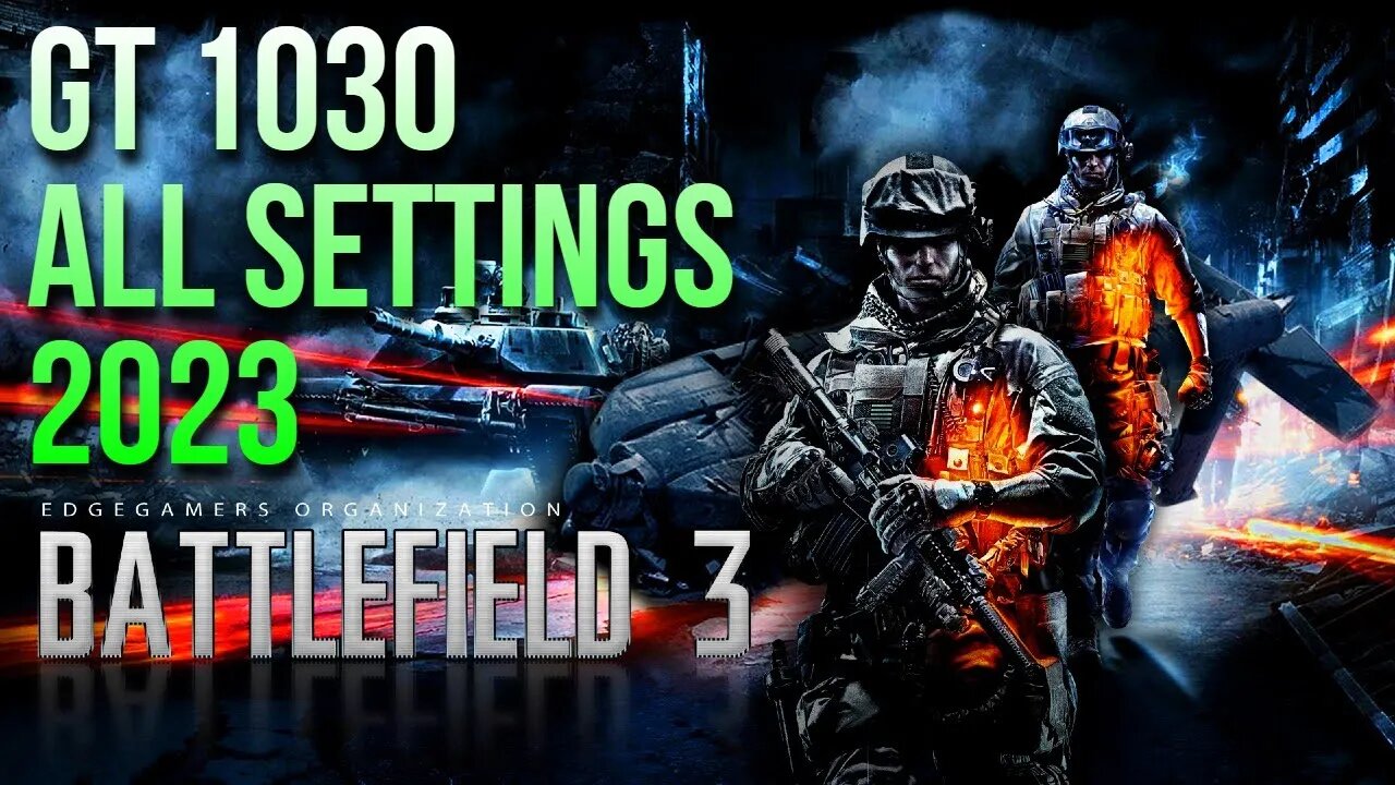 GT 1030 Battlefield 3 All Settings Tested