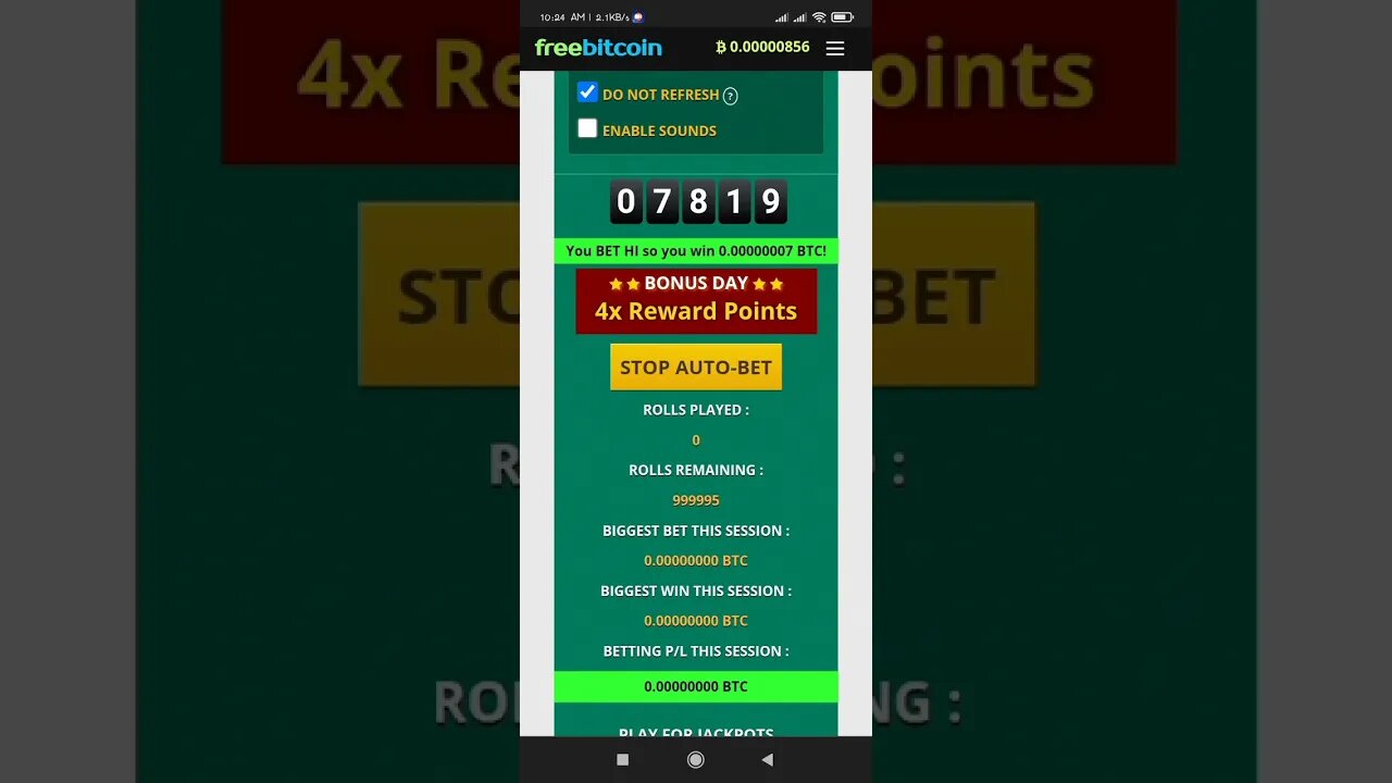 Making money through this this site. #freebtcminingsite ✨https://freebitco.in/?r=46363546