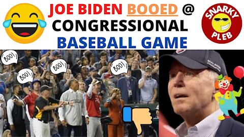 Joe Biden Booed and Heckled @ Congressional Baseball Game