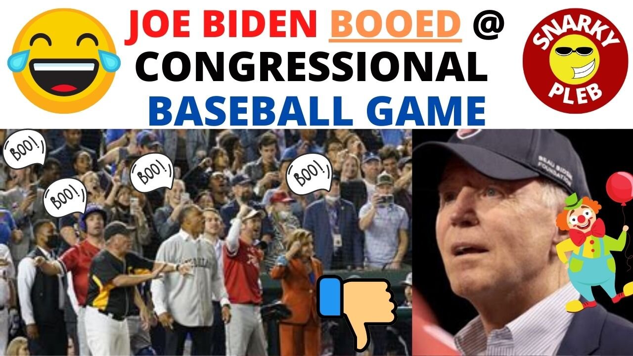 Joe Biden Booed and Heckled @ Congressional Baseball Game