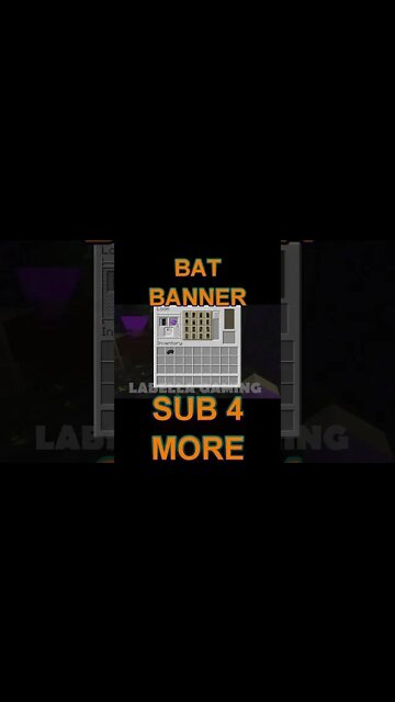 Minecraft: How To Make A Bat Banner
