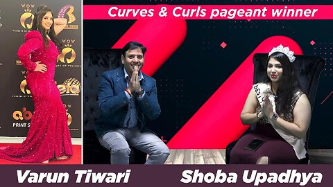 Shoba Upadhya - Curves & Curls pageant winner