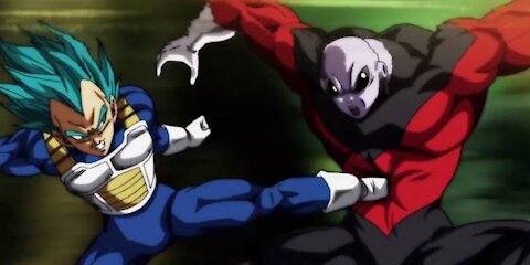 Dragon ball jiren vs vegeta fight !!