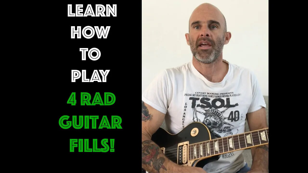 How To Play 4 More Awesome Guitar Fills To Take Your Solos To The Next Level - Begin/Inter Players