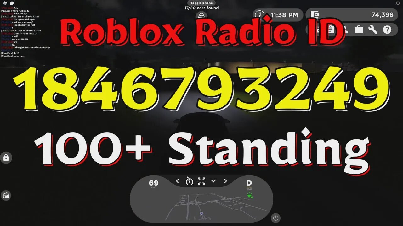 Standing Roblox Radio Codes/IDs