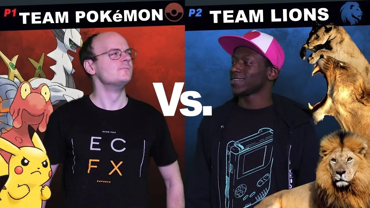 Are you Team Pokemon or Team Lions?