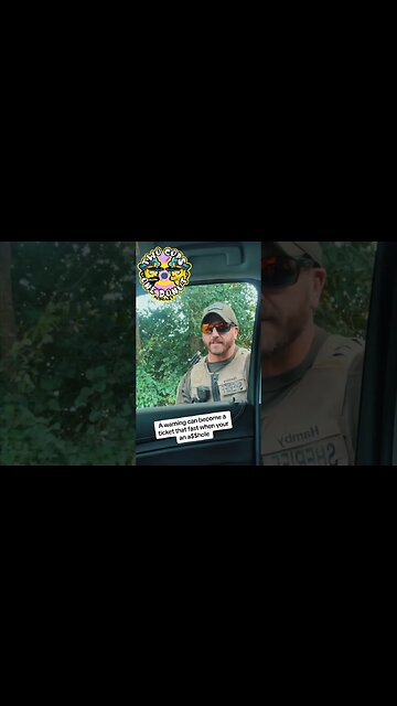 From Warning to Ticket: Hilarious Encounter Between Cop and Jerk Driver! #funny #oops #viral #shorts