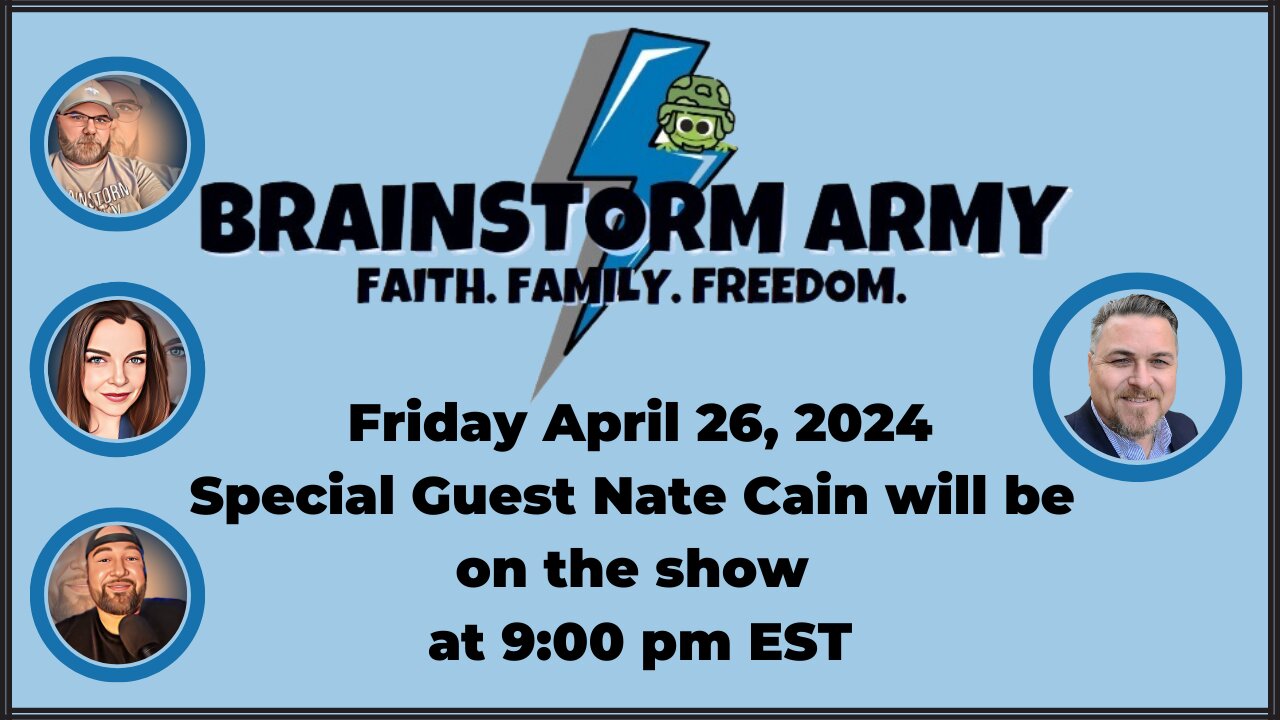 4-26-2024: Special guest Nate Cain