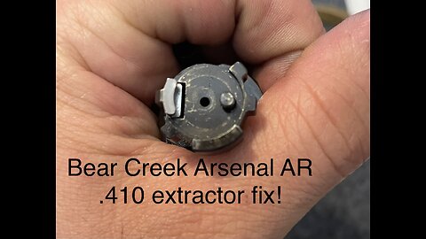 Bear Creek Arsenal AR .410 bolt extractor fix! Simple 5 minute fix for loading issues