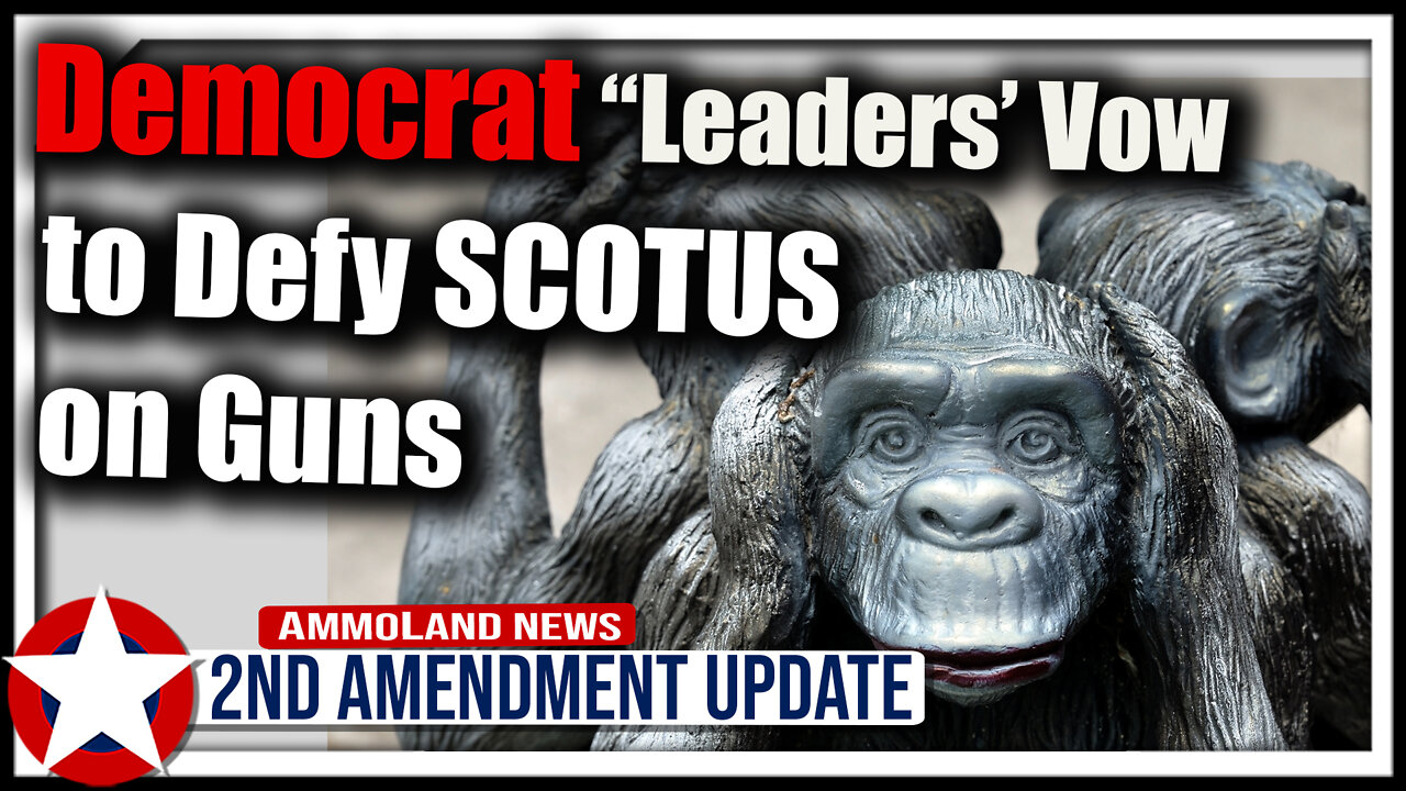 Democrat "Leaders' Vow to Defy SCOTUS on Gun Laws