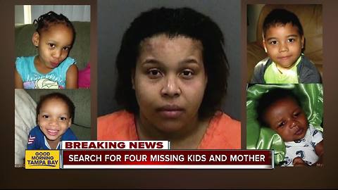 Four children missing after mother reportedly takes them from Tampa day care 2 weeks ago