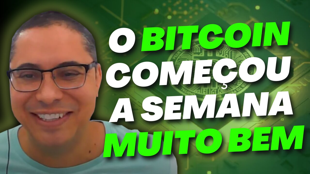 ANÁLISE GRÁFICA #10 DE CRIPTOMOEDAS - BITCOIN COMEÇA A SEMANA NO VERDE, SINAL POSITIVO